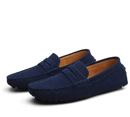 HARVEY | Mocassins en suède italien