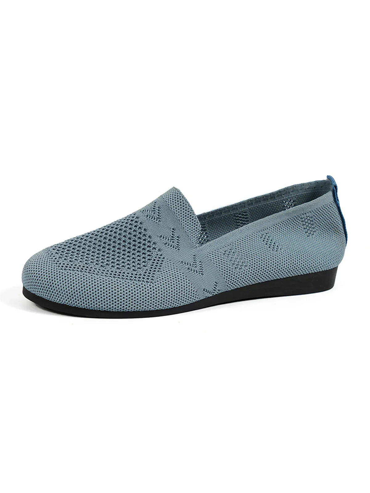 Olivia - Sandales en Maille Ademend Mocassins à Semelle Plate pour l'Été Idéales pour de Longues Promenades