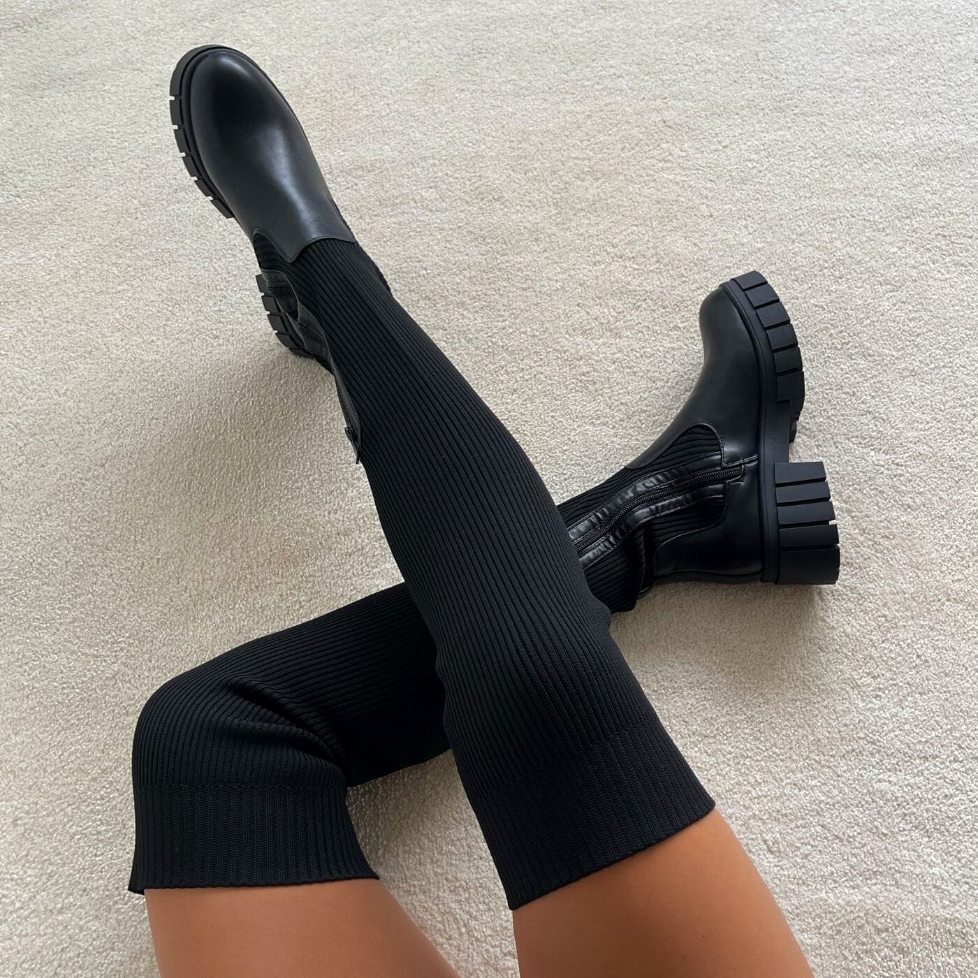 Bottes Élastiques ElastiThigh à Haute Extensibilité