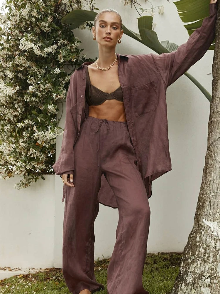 Laura - Ensemble d'été en lin léger