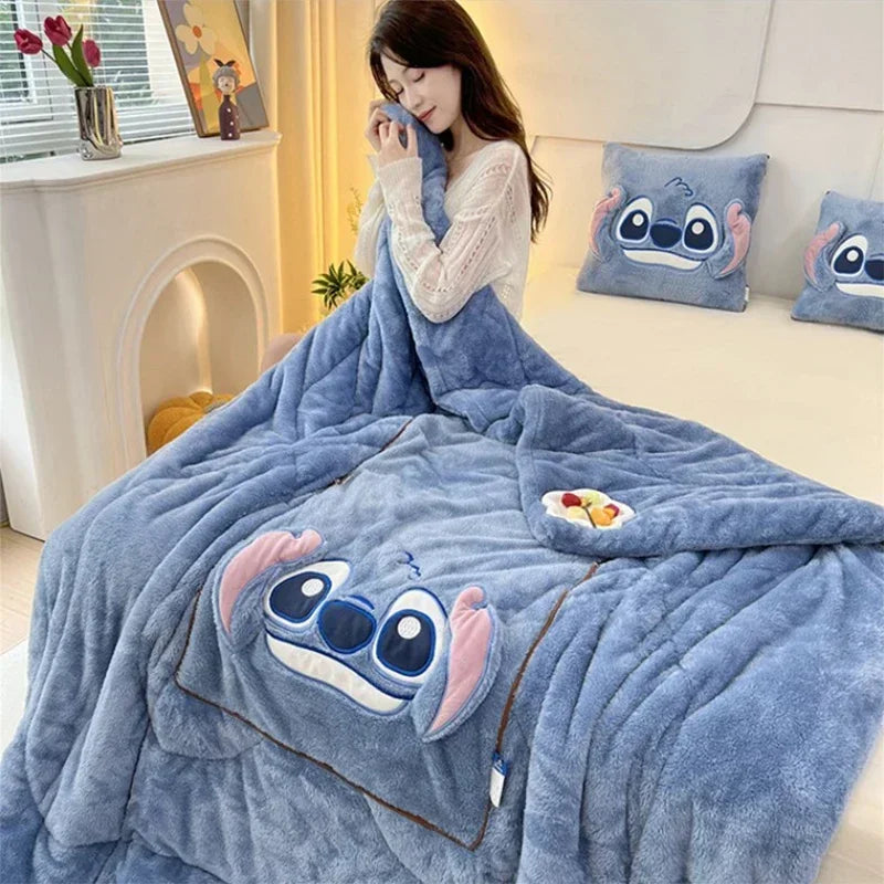 CozyCus - Transformez Votre Confort Avec Notre Ensemble Couverture et Coussin