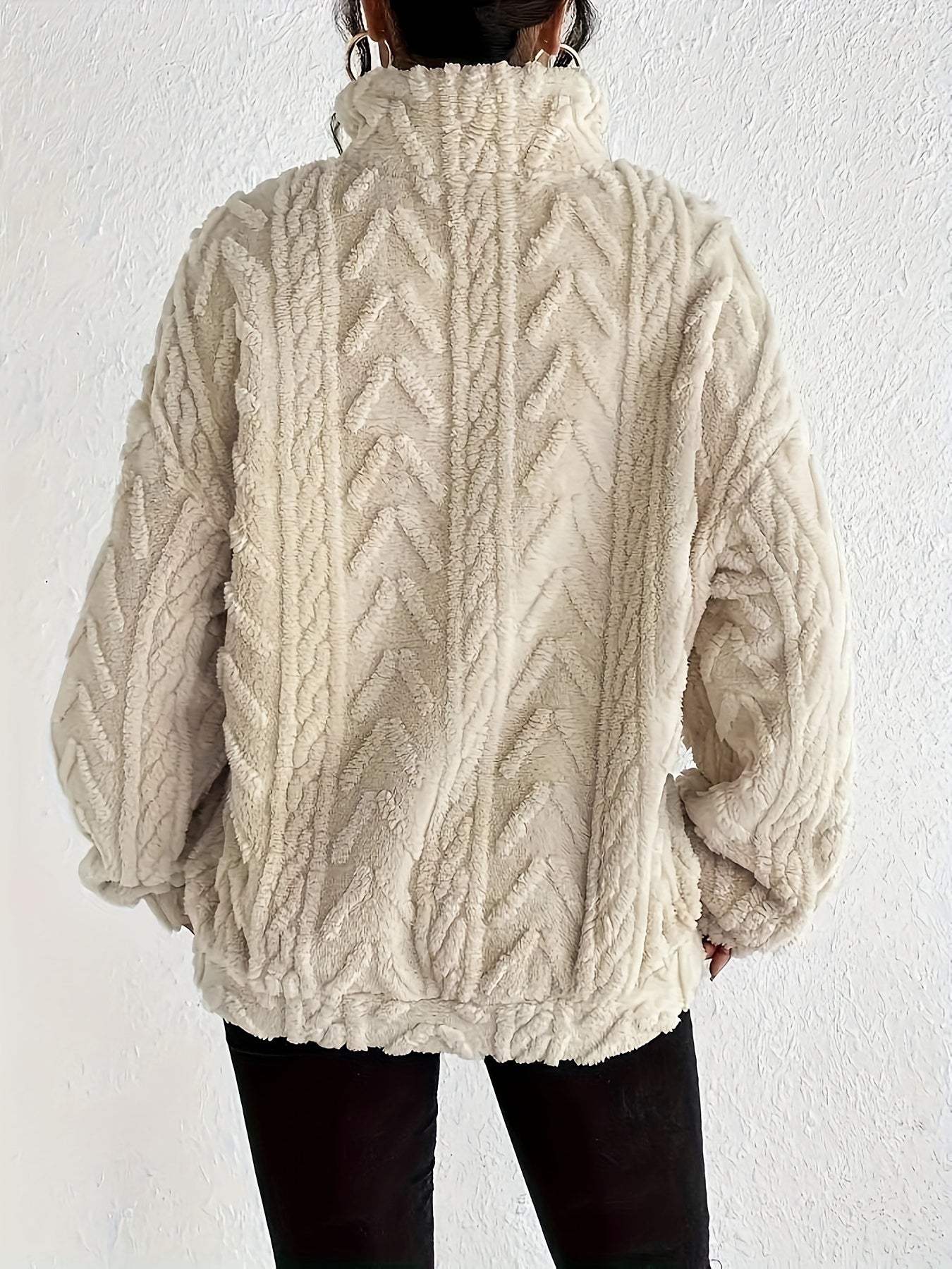 Laetizia - Sweat en polaire uni