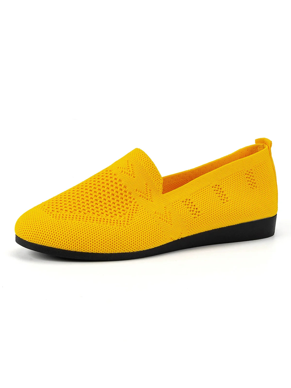Olivia - Sandales en Maille Ademend Mocassins à Semelle Plate pour l'Été Idéales pour de Longues Promenades