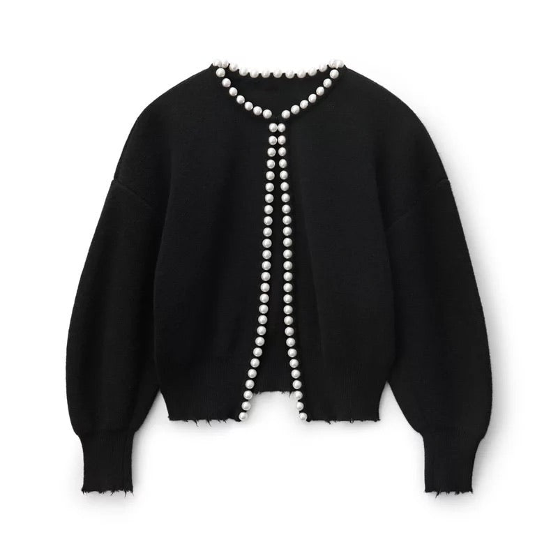 Olivia – Gilet orné de perles