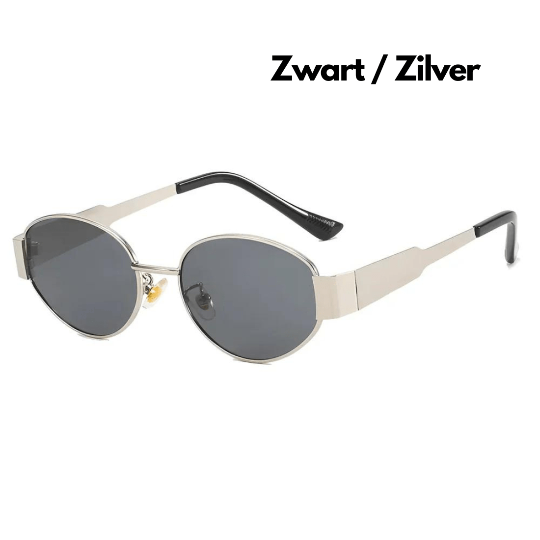 Mia - Lunettes de Soleil Rétro Rondes avec Détails Dorés