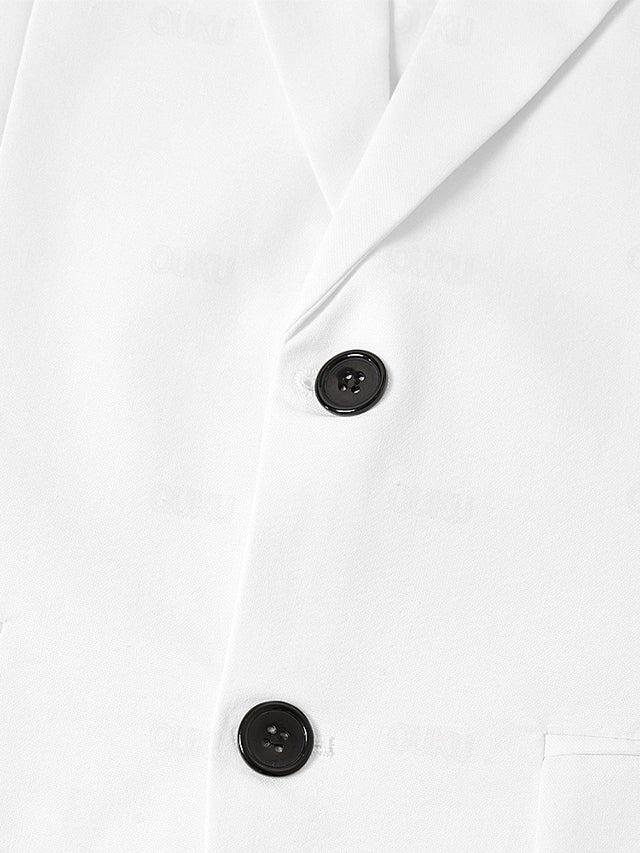 Kael - Costume Trois-Pièces en Lin Élégant pour l'Été avec Boutons pour une Raffinement Intemporel pour Hommes