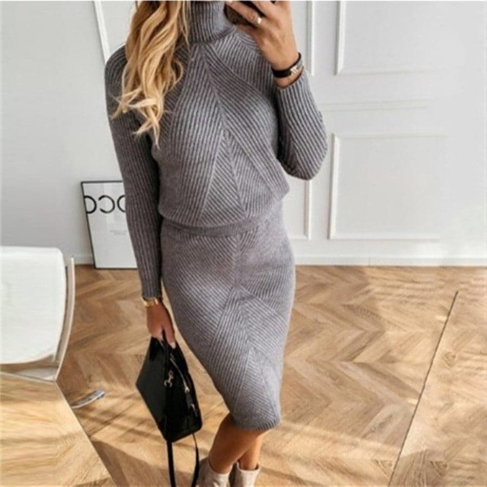 Aicha - Robe en Maille Douillette