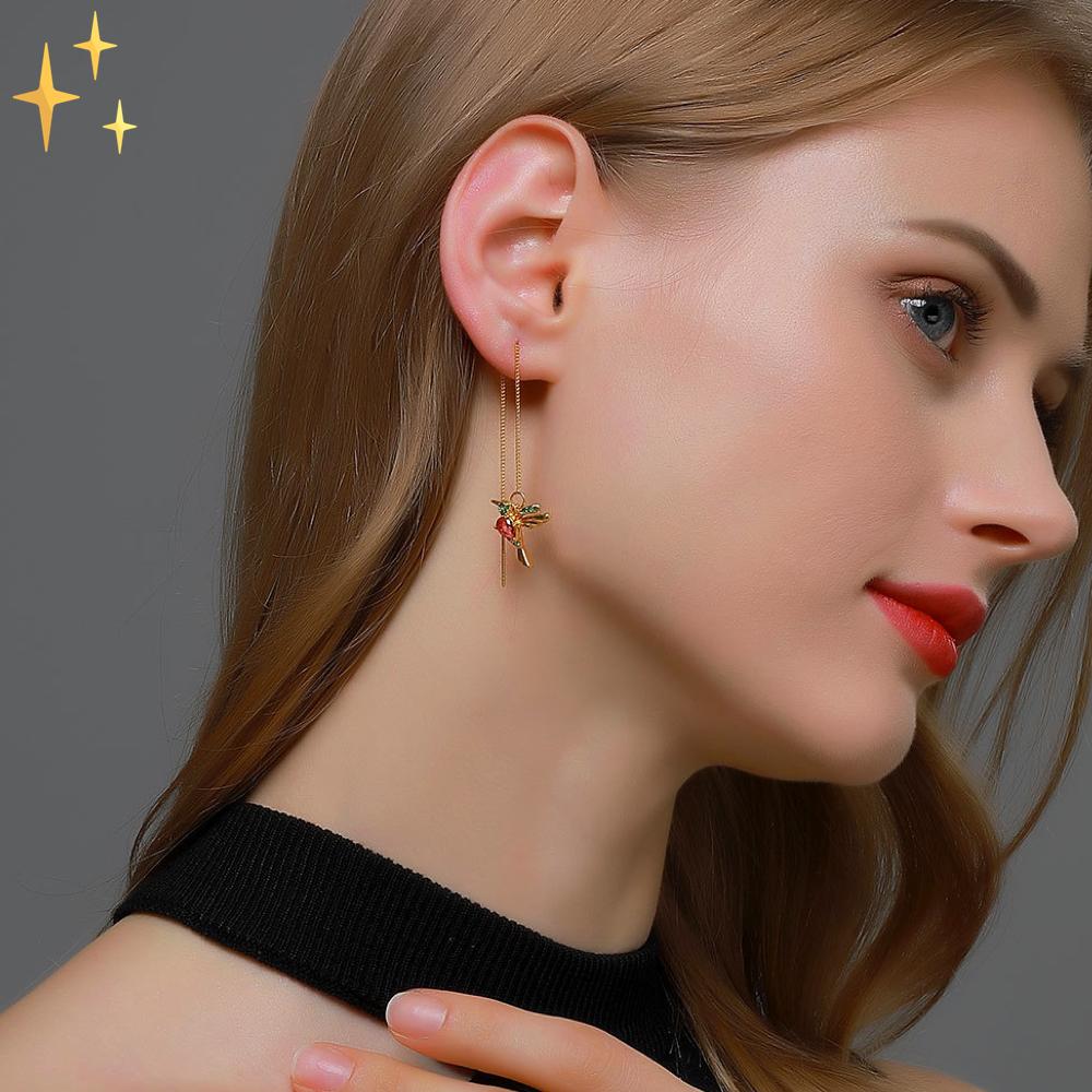 Mirabella Boucles d'Oreilles Colibri | Originales et Belles sur votre Visage