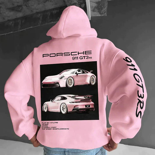 Thérèse – Hoodie Racing Oversize pour Femme Confortable et Tendance Idéale pour le Sport et un Look Décontracté