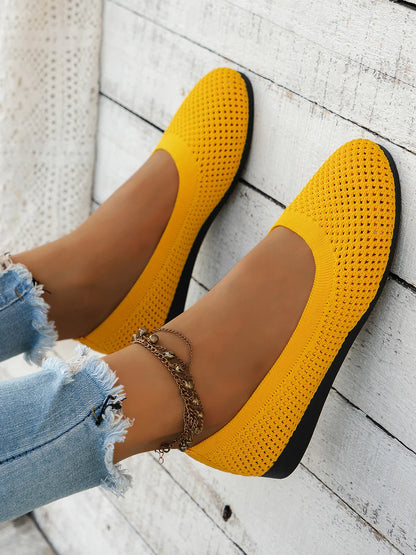 Sophia - Ballerines en Tissu Mesh Légères et Respirantes avec Semelle à Soutien Supplémentaire pour l'Été