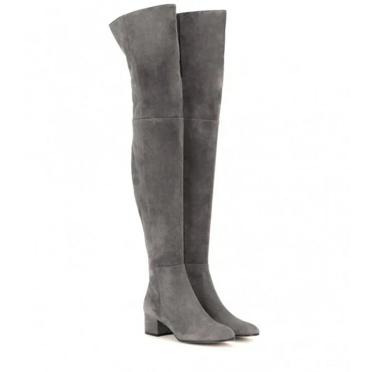 Emma - Bottes à talon bloc montantes