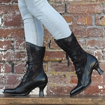 Vina - Vintage Ankle Boots Pour Femmes