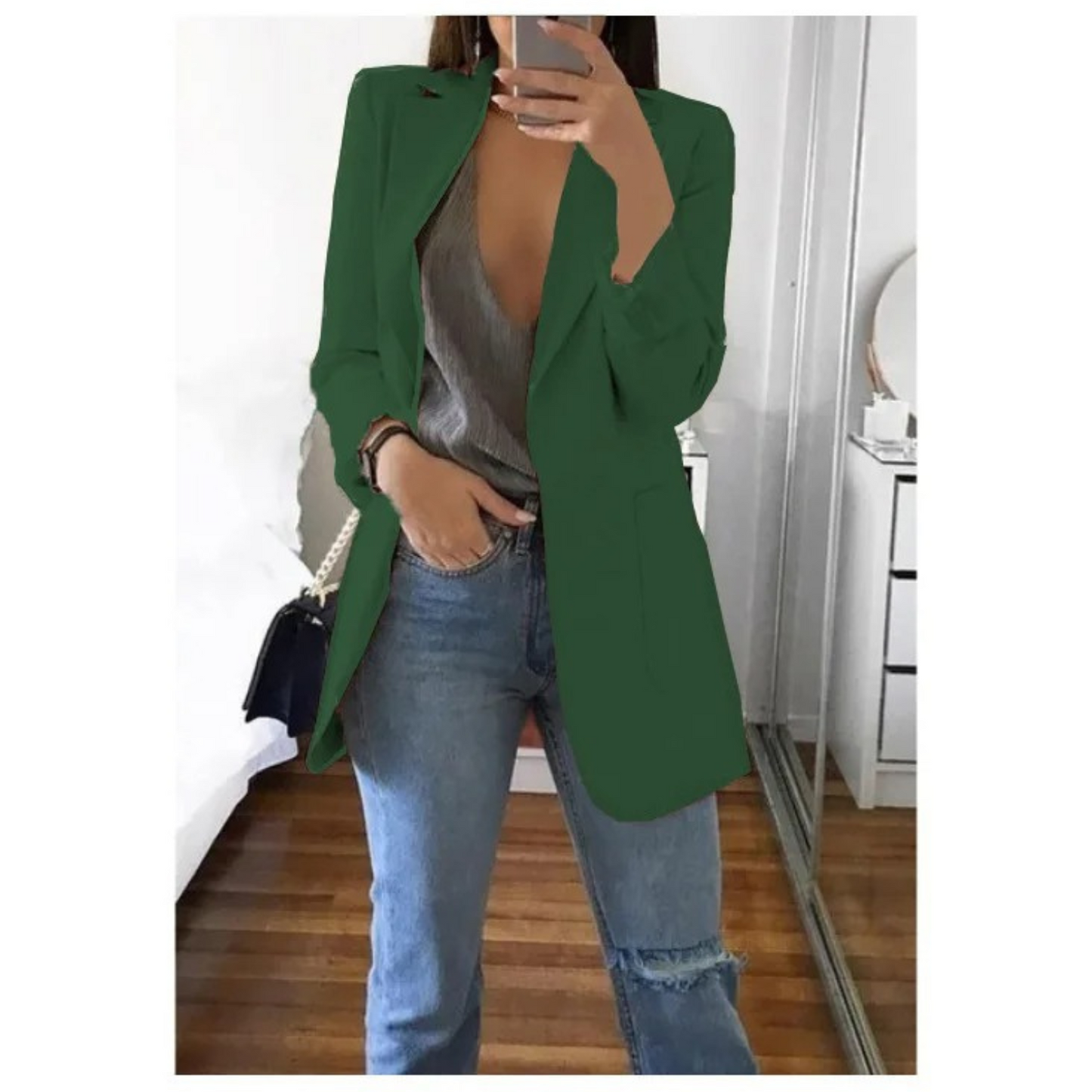 Ceri - Blazer à Manches Longues pour Femme