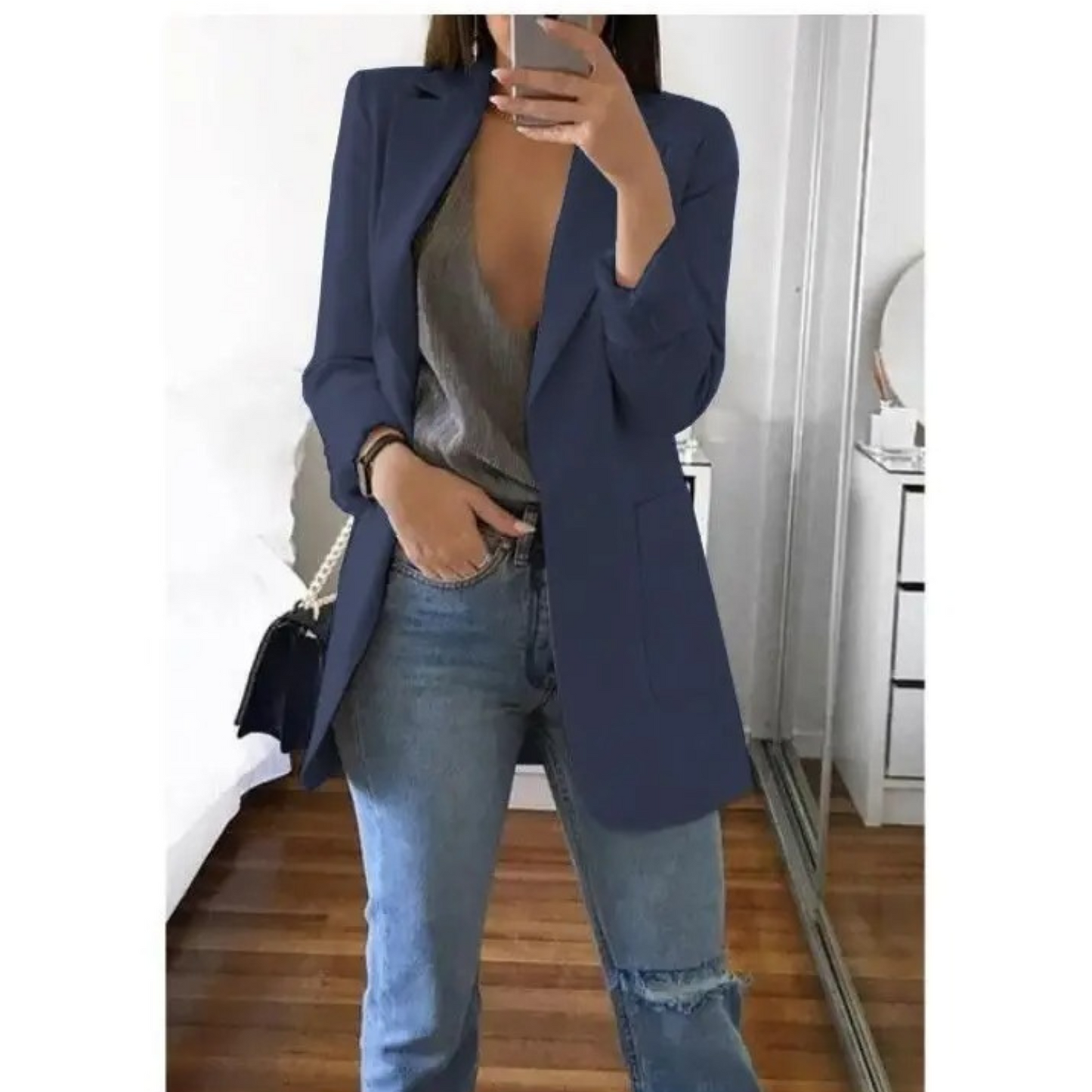 Ceri - Blazer à Manches Longues pour Femme