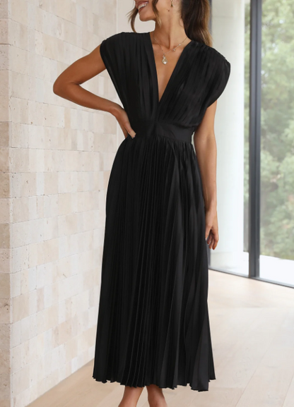 Isabella - Robe Midi Plissée