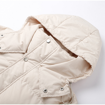 Alayah - Long Manteau d'Hiver Matelassé pour Femme
