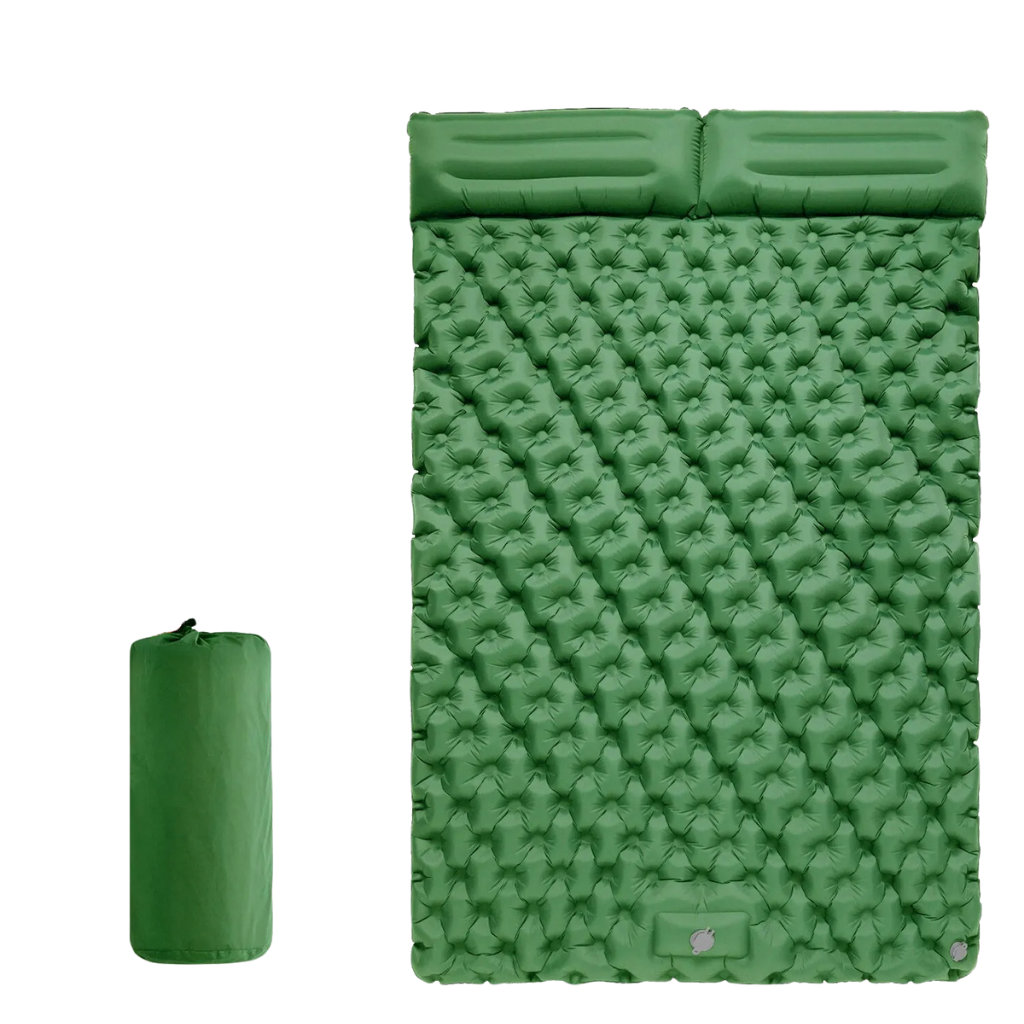 Elowen - NaturVibes le Matelas Gonflable le Plus Compact pour le Camping 2 Personnes