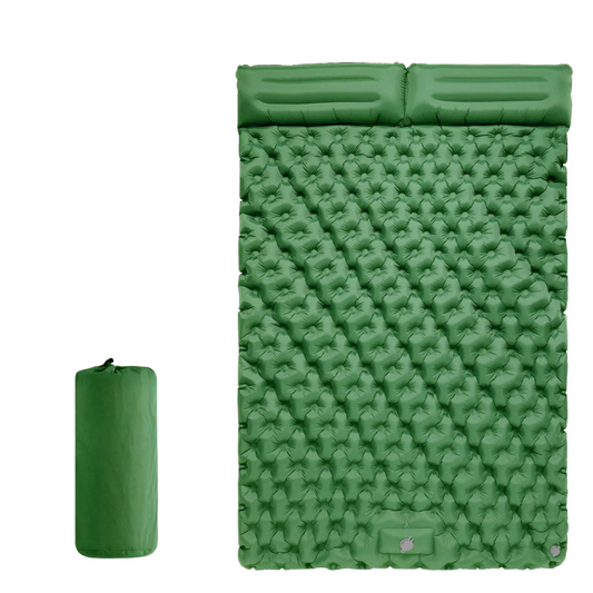 Elowen - NaturVibes le Matelas Gonflable le Plus Compact pour le Camping 2 Personnes