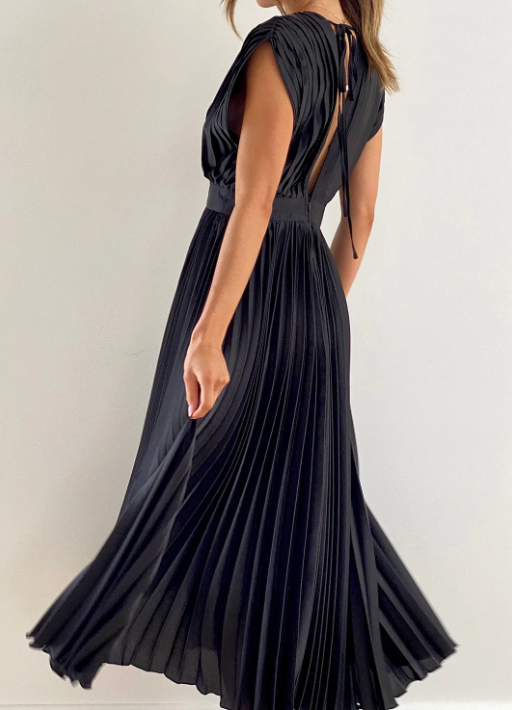 Isabella - Robe Midi Plissée