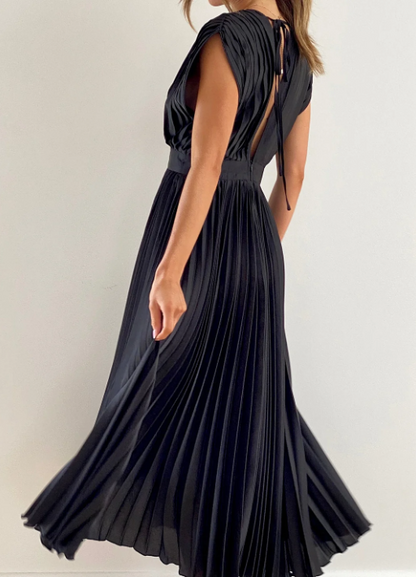 Isabella - Robe Midi Plissée