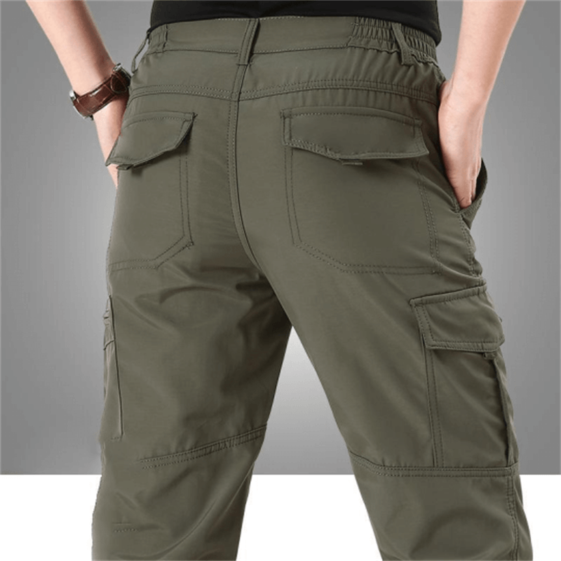 Antoine - Pantalon cargo 100 % imperméable pour la randonnée et le sport avec poches