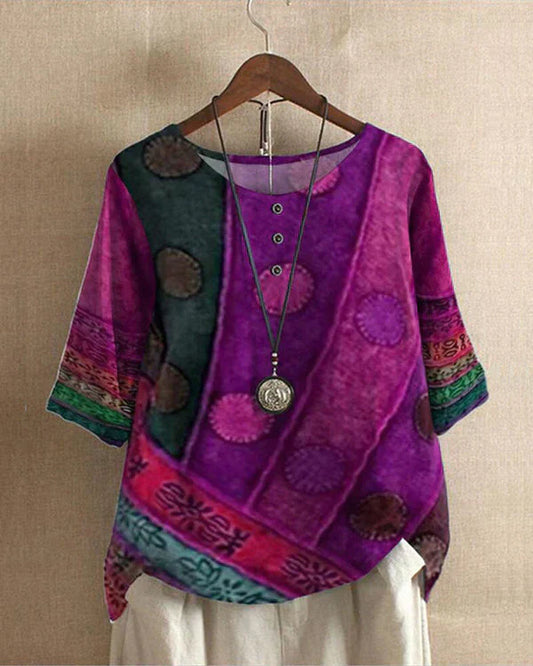Alyssa - Blouse boho joyeuse pour un look d'été