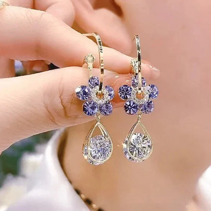 Anaïs - Boucles d'oreilles en cristal | 1+1 GRATUIT