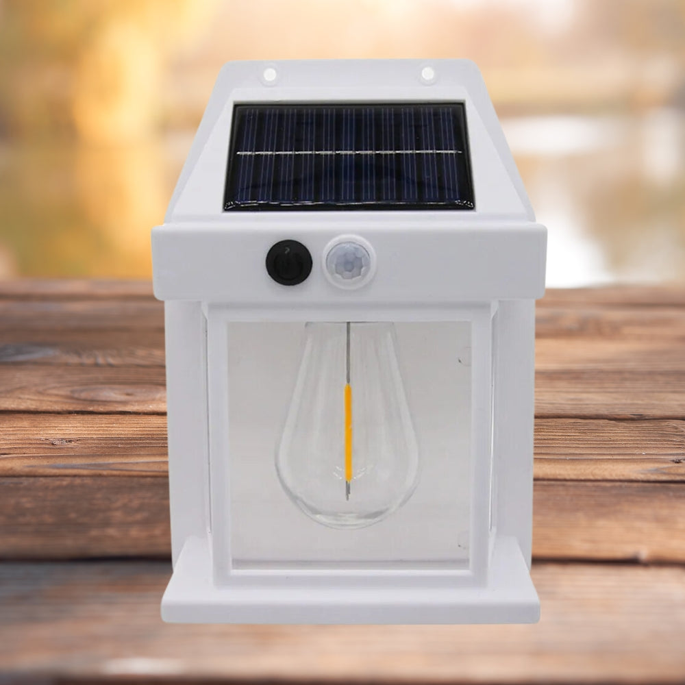 SolarLove - Lampe Murale Extérieure à énergie Solaire avec Détecteur de Mouvement Intelligent pour le Jardin ou le Balcon