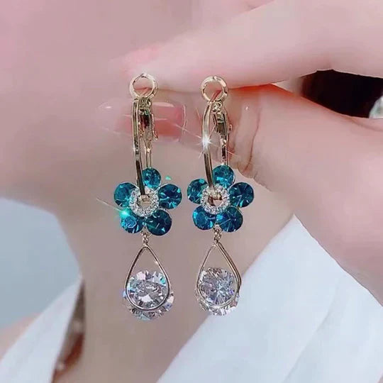 Anaïs - Boucles d'oreilles en cristal | 1+1 GRATUIT