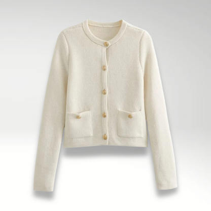 Laurence - Cardigan avec Boutons sur les Poches