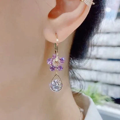 Anaïs - Boucles d'oreilles en cristal | 1+1 GRATUIT