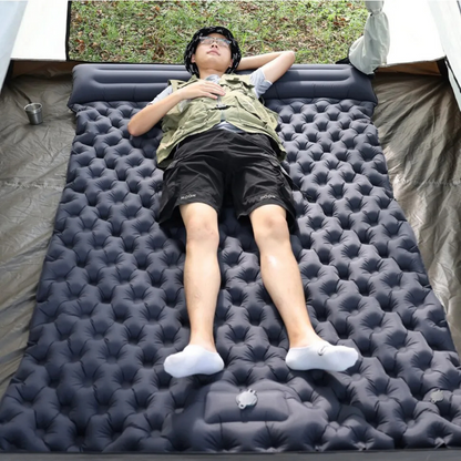 Elowen - NaturVibes le Matelas Gonflable le Plus Compact pour le Camping 2 Personnes