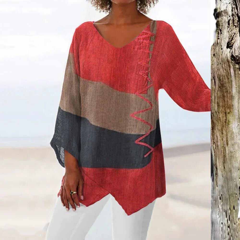 Amélie - Top bohéme à couleurs intégrées