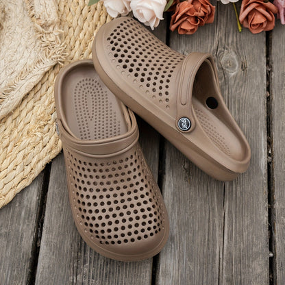 Elara - Sabots orthopédiques tendance et confortables en EVA, avec semelle épaisse et perforations respirantes