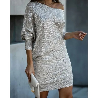 Isabella - Robe à Sequin Décolleté