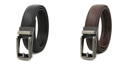 Nick - Ceinture Confort Click en Cuir à Réglage Micro pour Toutes les Tailles