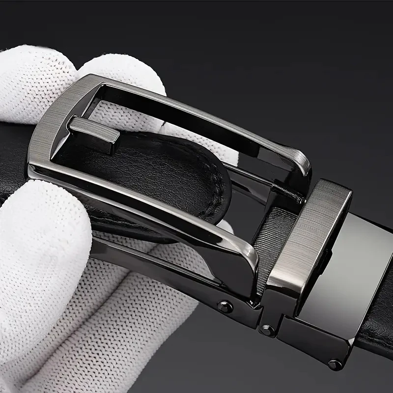 Nick - Ceinture Confort Click en Cuir à Réglage Micro pour Toutes les Tailles
