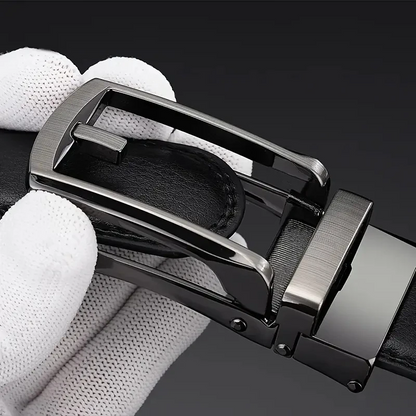 Nick - Ceinture Confort Click en Cuir à Réglage Micro pour Toutes les Tailles