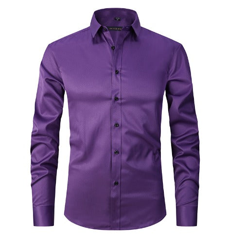 CHEMISE STRETCH ANTI-FROISSURE POUR HOMMES