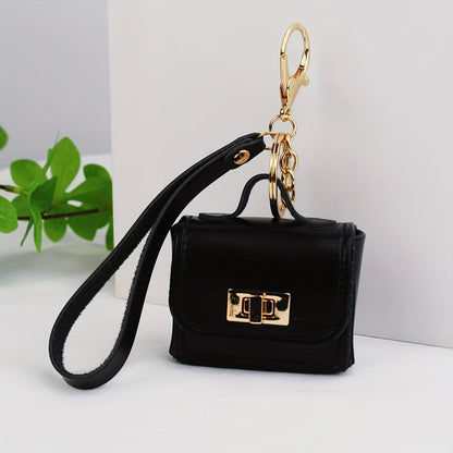 Manon - Porte-clés Sac en Cuir avec Fermeture à Boucle