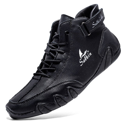 Julian - Chaussures Orthopédiques en Cuir pour Longues Marches et Randonnées