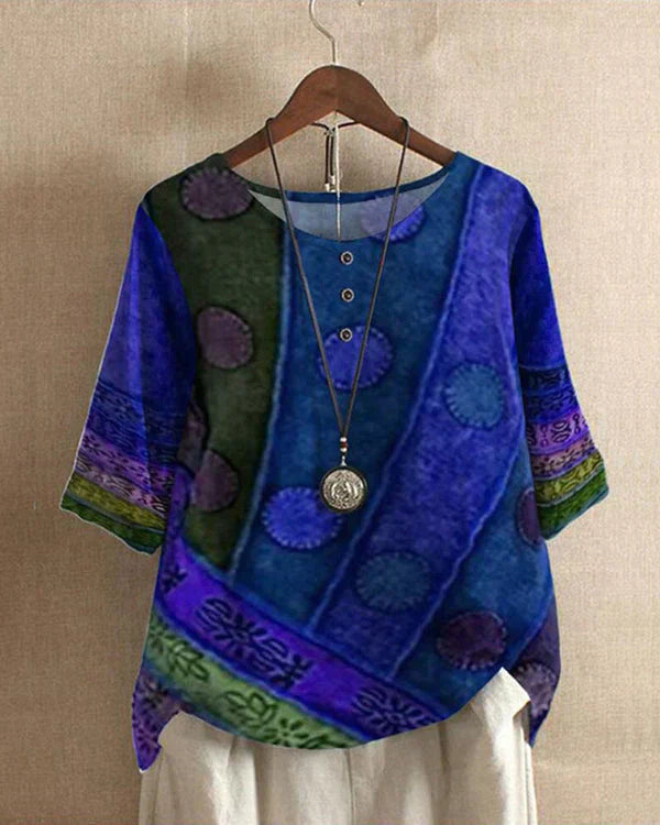 Alyssa - Blouse boho joyeuse pour un look d'été