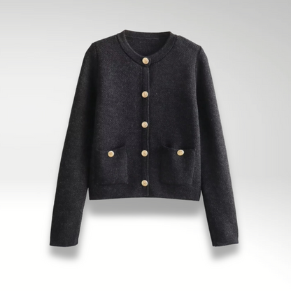 Laurence - Cardigan avec Boutons sur les Poches