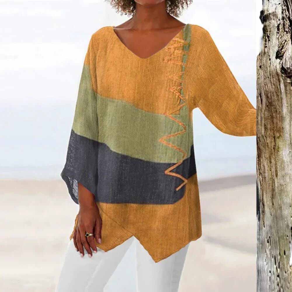 Amélie - Top bohéme à couleurs intégrées