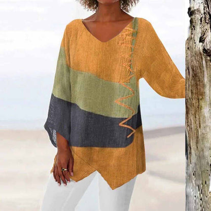 Amélie - Top bohéme à couleurs intégrées