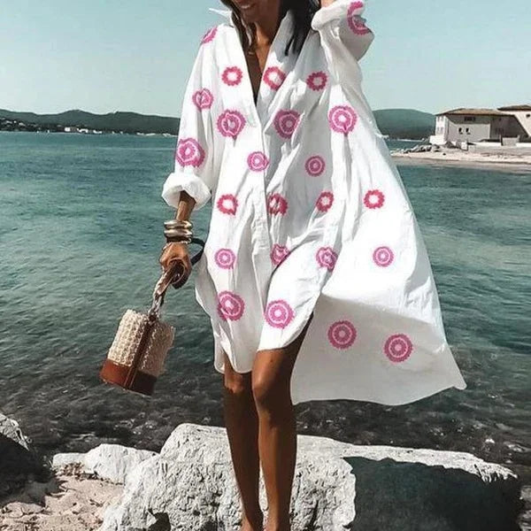 Alma - Robe Chemise de Plage Tendance et Légère