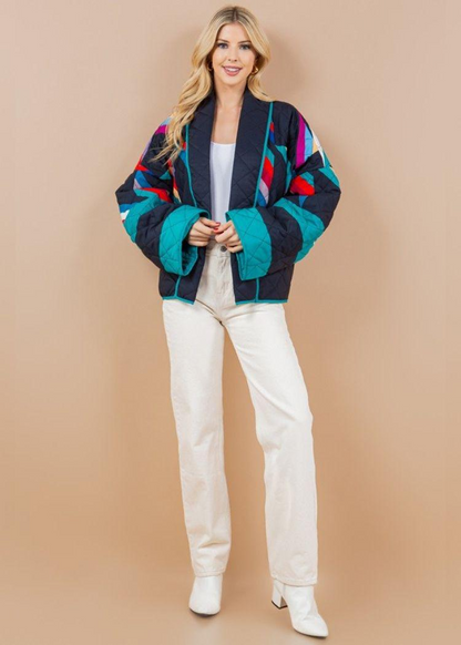 Aloïse - Veste Matelassée Patchwork