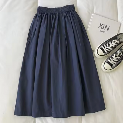 Chloé – Jupe Large À Taille Haute