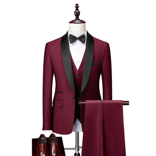 Olivier – Élégant Costume Homme 3 Pièces Ajusté pour Occasions Spéciales