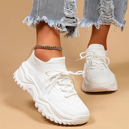 Amandine - Baskets slip-on tricotées